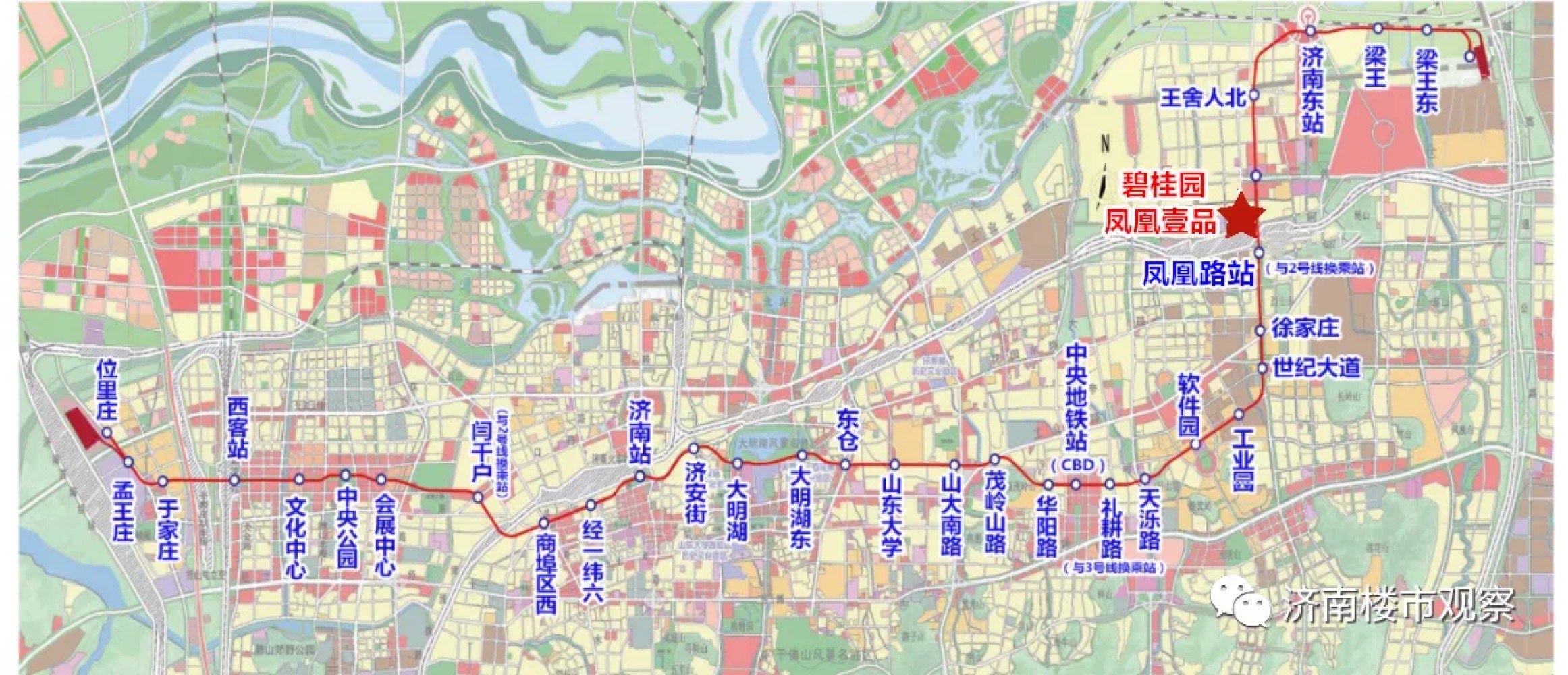 凤凰路 三条地铁线 小高层 品质社区