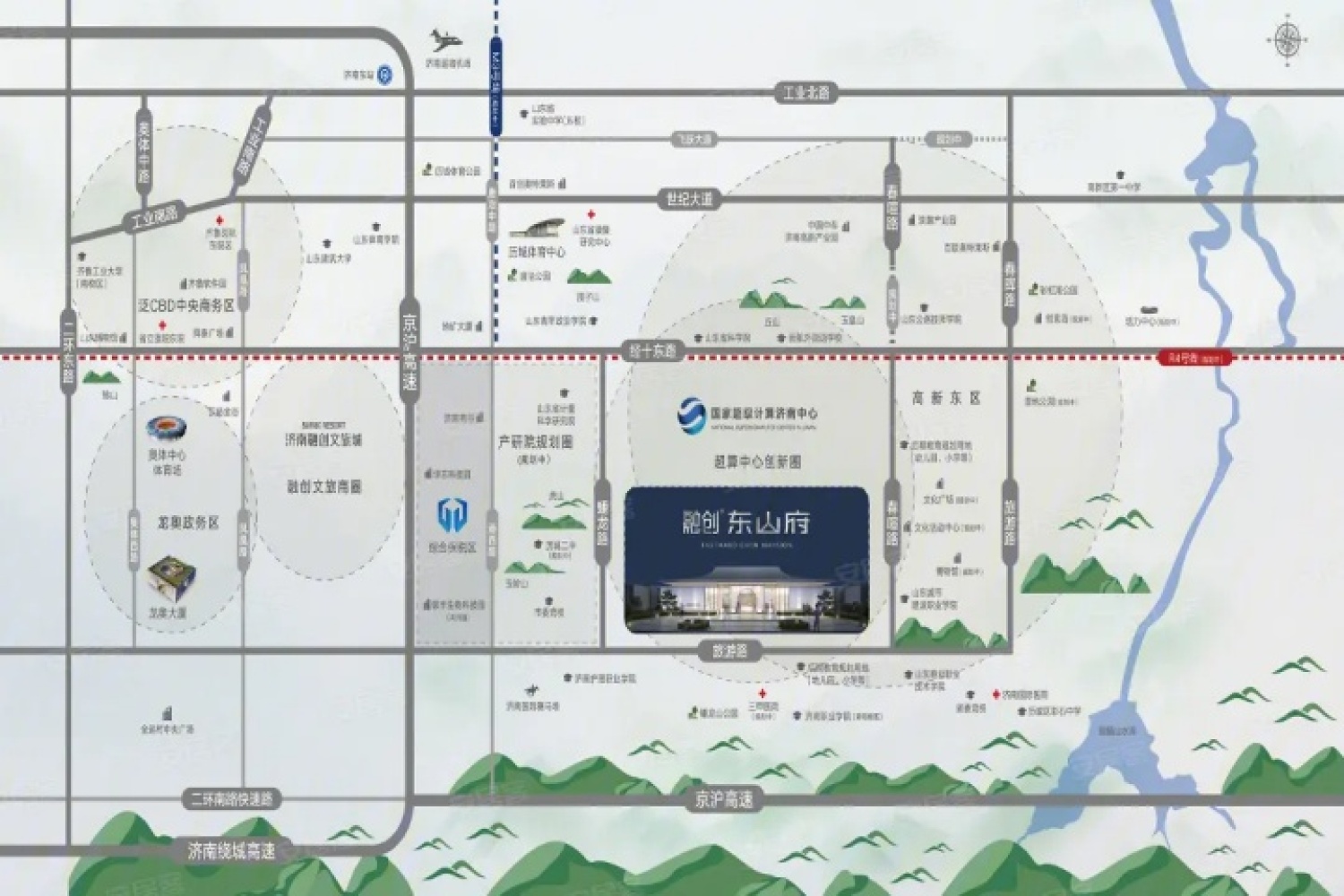 经十路东融创东山府