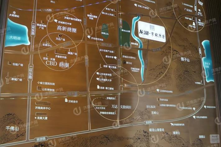 济南龙湖景粼原著区位交通图1