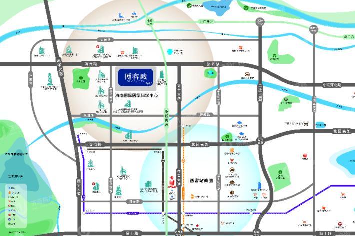 博睿城交通图