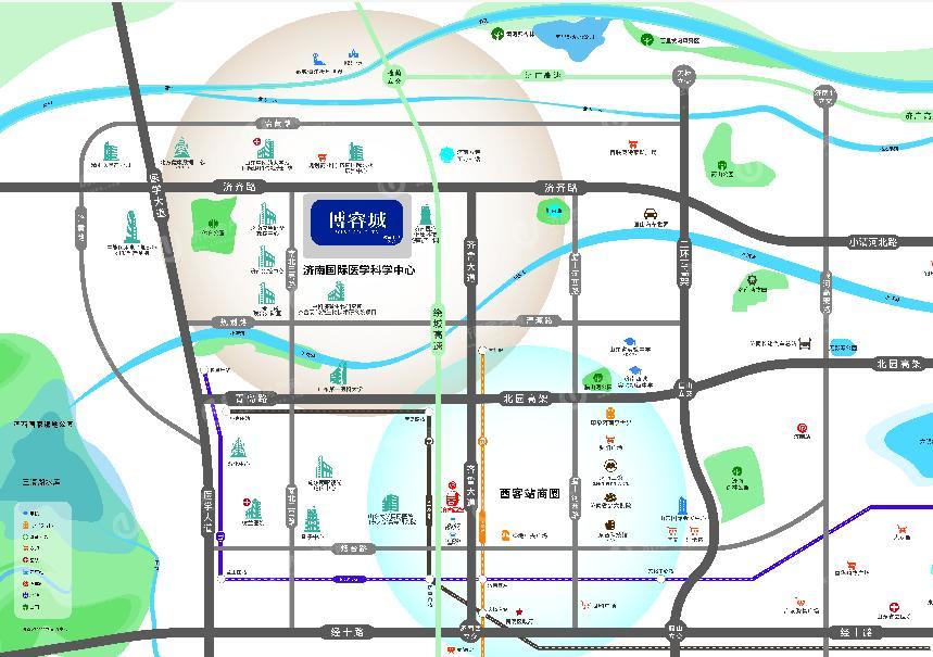 博睿城交通图