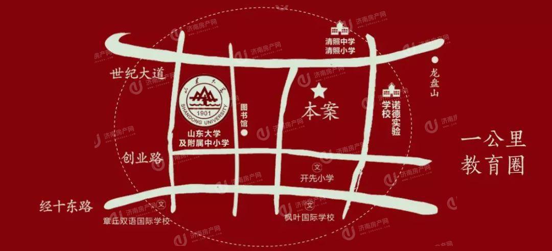 济南市章丘区国悦瑞府区位图