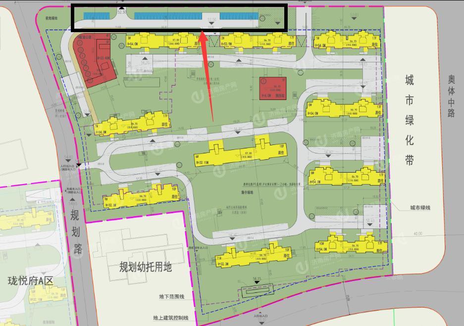 济高珑悦府效果图规划图