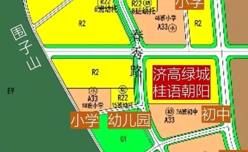 高新区核心要地，品牌绿城，围子山彩虹胡一站式12年黄金教育链