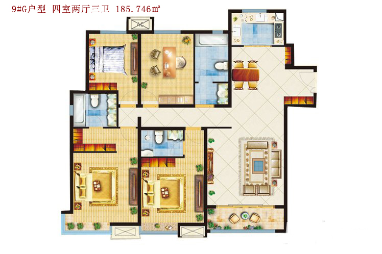 鑫苑世家公馆户型图