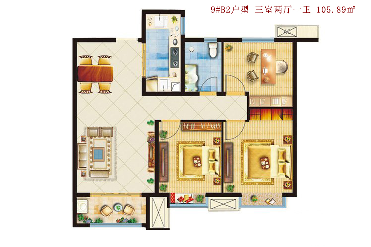 鑫苑世家公馆户型图