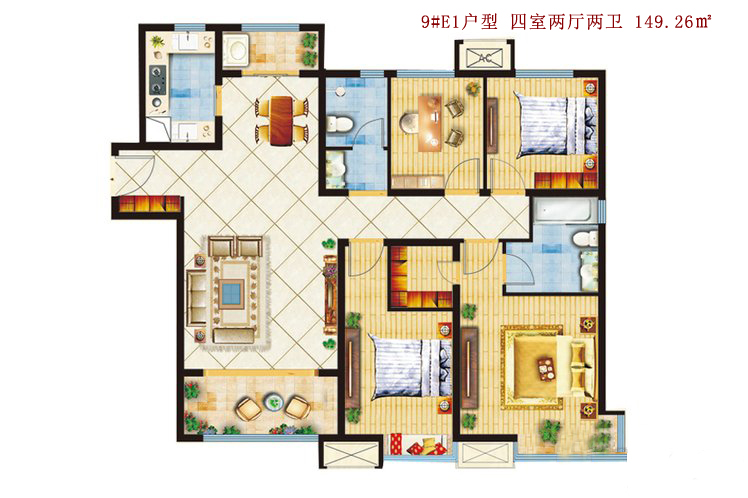 鑫苑世家公馆户型图