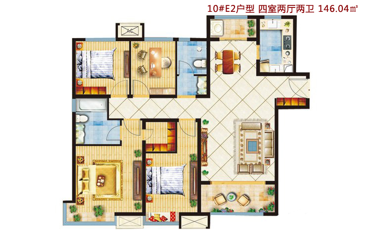 鑫苑世家公馆户型图
