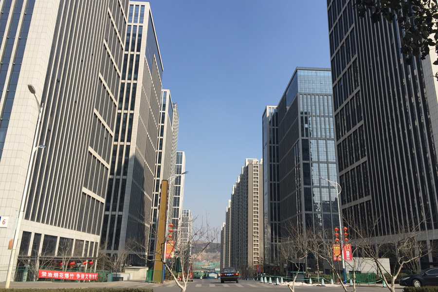 【高清组图】汉峪金谷第一高楼最新进展